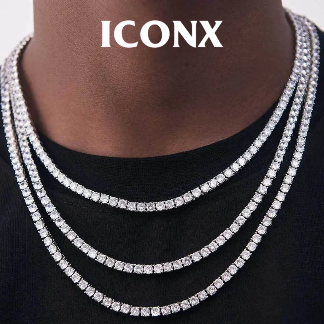 GRIDDEN SWAROVSKI BLACK CADENA
