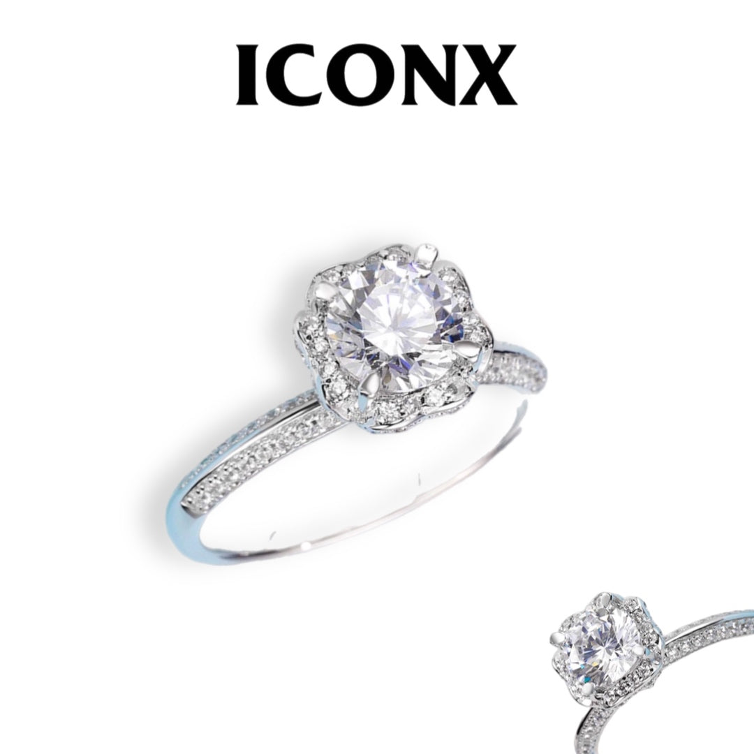 Anillo Compromiso FlowerDiam