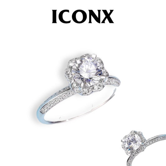 Anillo Compromiso FlowerDiam