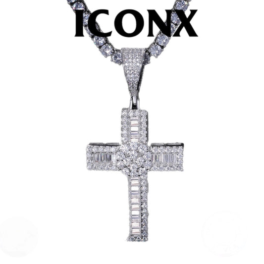 CRUZ BAGETTE DIAMANTES DIJE