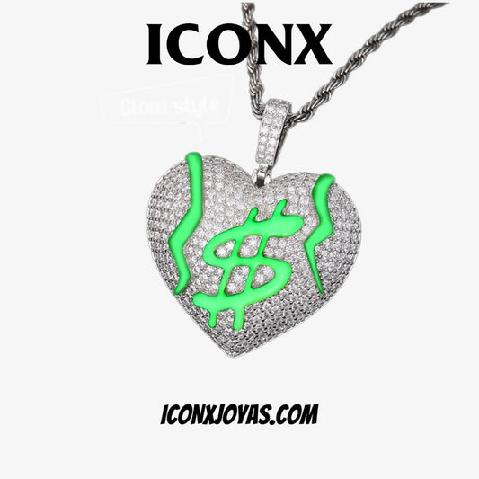 CORAZÓN DE DINERO DIAMANTES