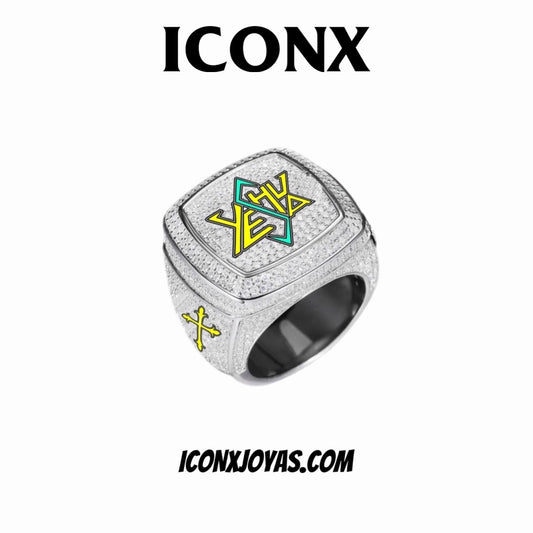 ANILLO PERSONALIZADO LOGO DIAMANTES