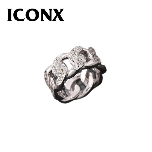 ANILLO CUBANO DIAMANTES