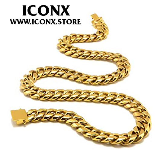 CUBAN GOLD 14K ICONX CADENA