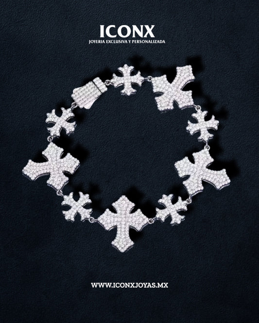 Pulso Cruces Diamantes