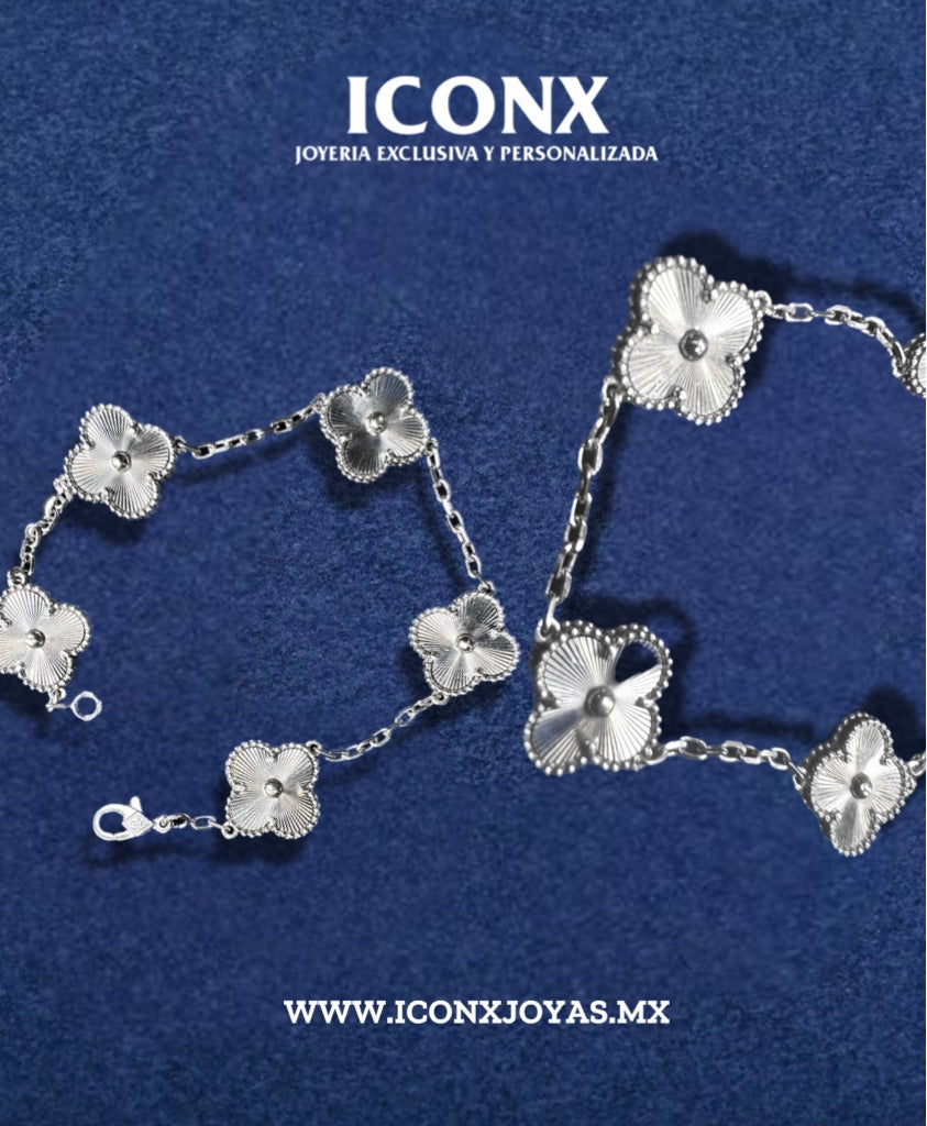 Pulsera Van Cleef Pantinum