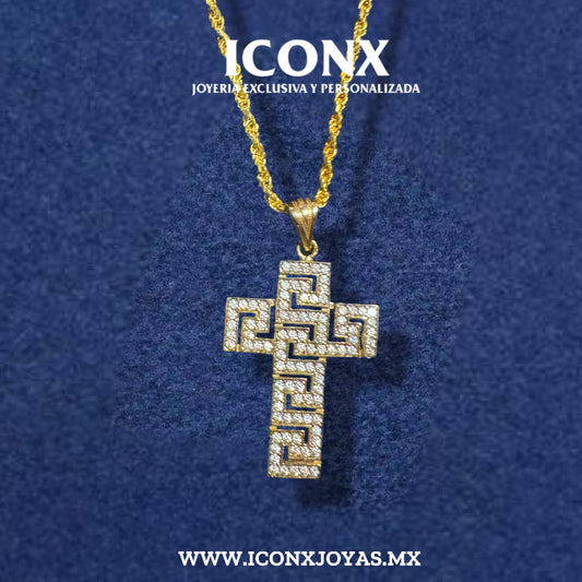 Cruz con Diamantes