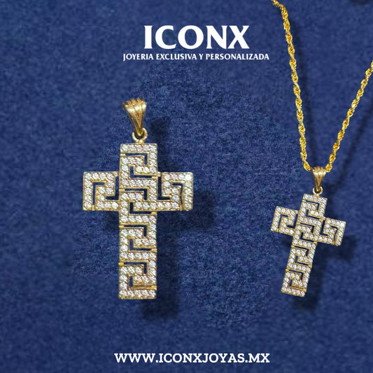Cruz con Diamantes