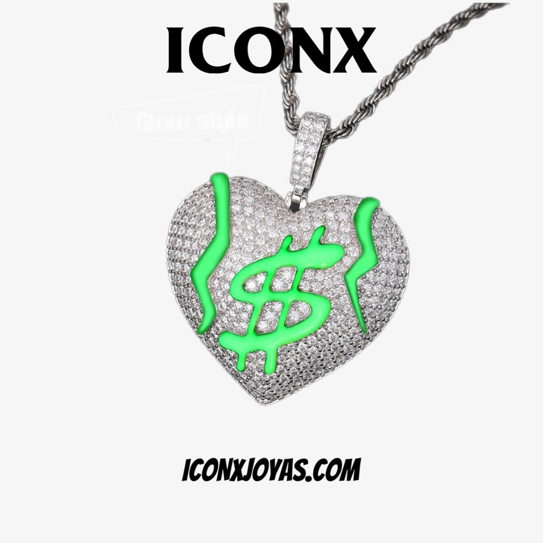 CORAZÓN DE DINERO DIAMANTES