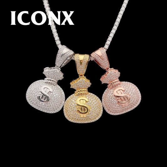 MONEY BAG DIAMANTES DIJE